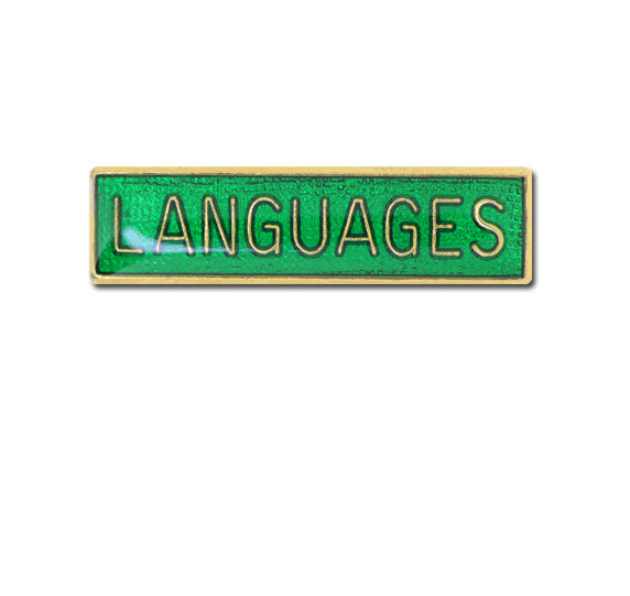 Languages Small Bar Badge