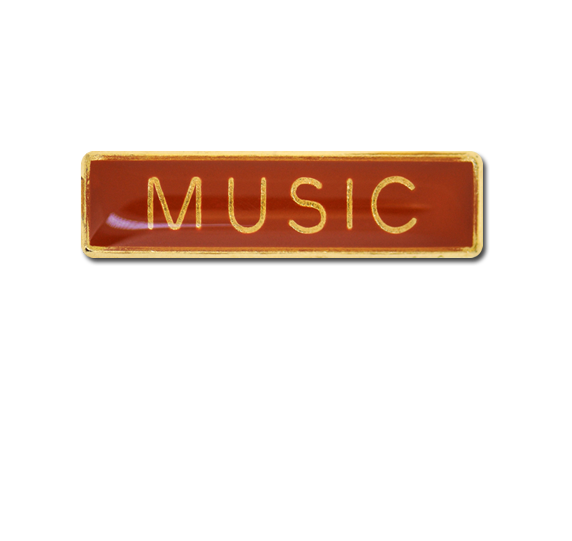 Music Small Bar Badge