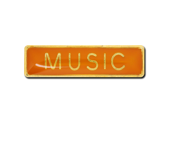 Music Small Bar Badge