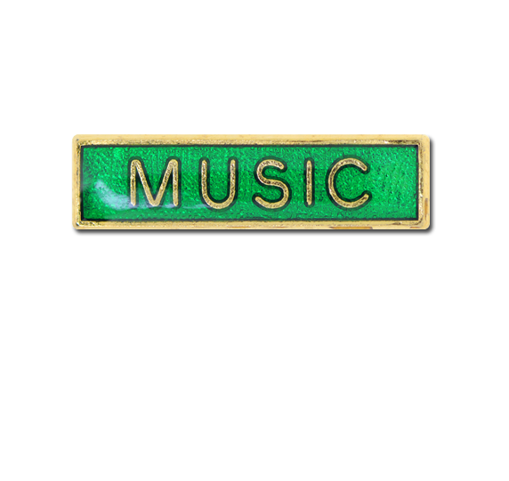 Music Small Bar Badge