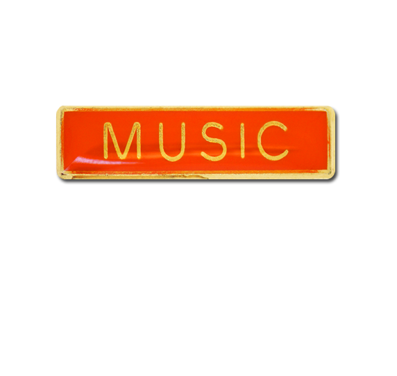 Music Small Bar Badge