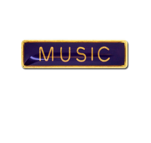 Music Small Bar Badge