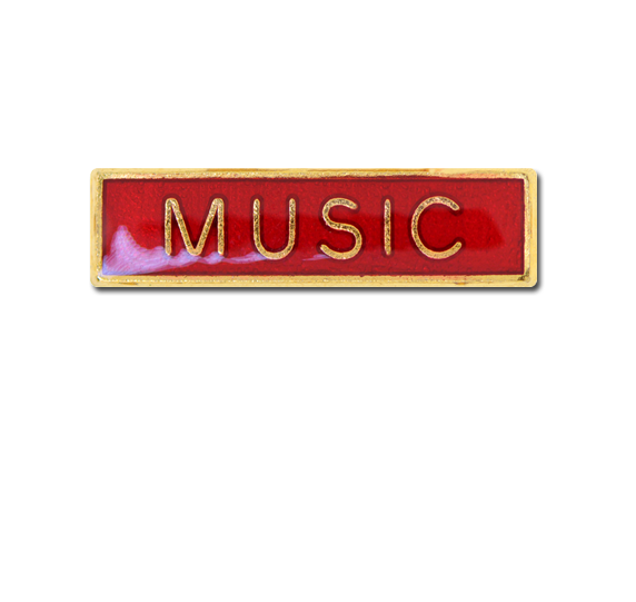 Music Small Bar Badge