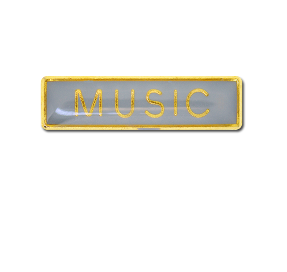 Music Small Bar Badge