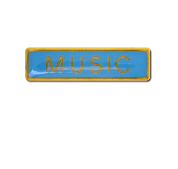 Music Small Bar Badge