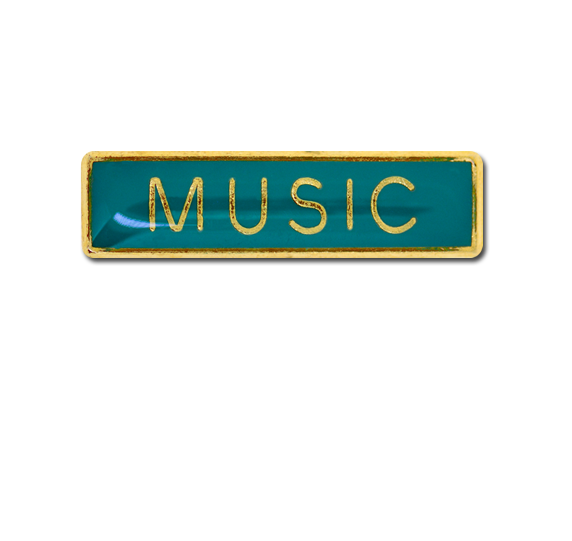 Music Small Bar Badge