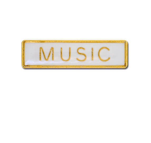 Music Small Bar Badge