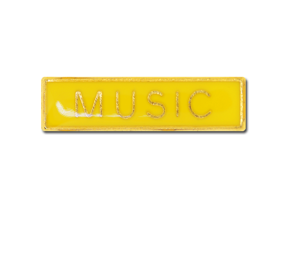 Music Small Bar Badge