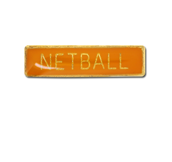 Netball Small Bar Badge