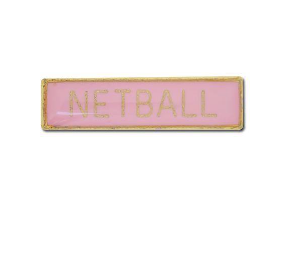 Netball Small Bar Badge