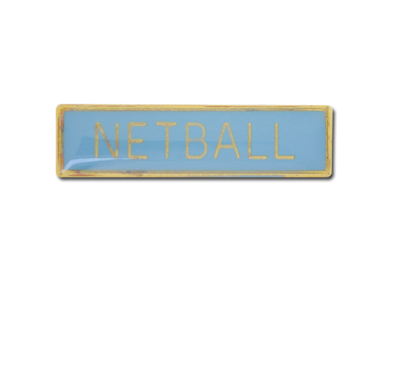 Netball Small Bar Badge