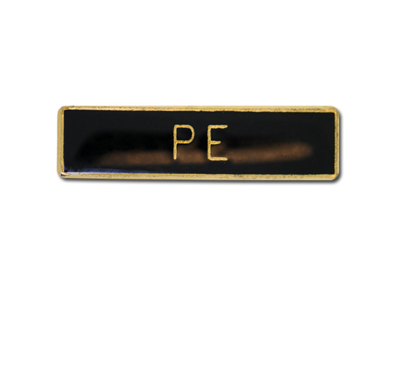 PE Small Bar Badge