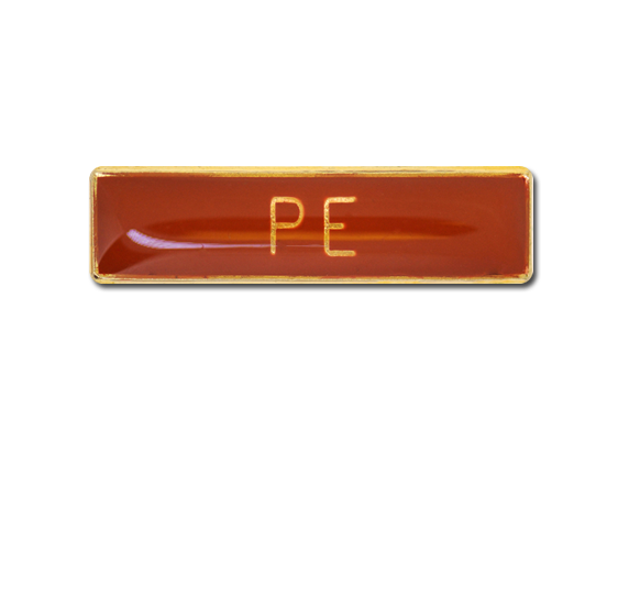 PE Small Bar Badge