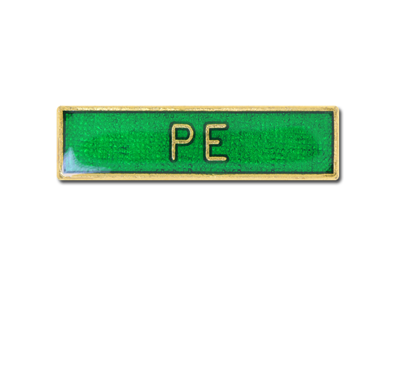 PE Small Bar Badge