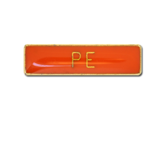 PE Small Bar Badge