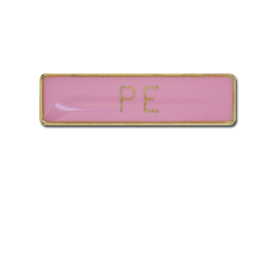 PE Small Bar Badge