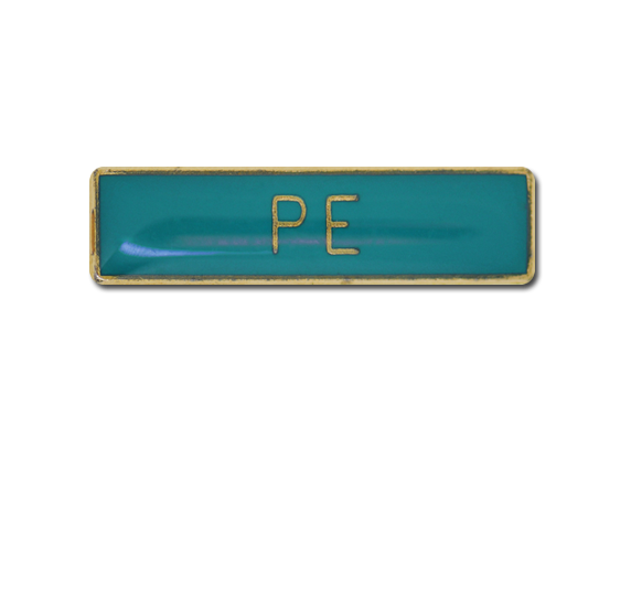 PE Small Bar Badge