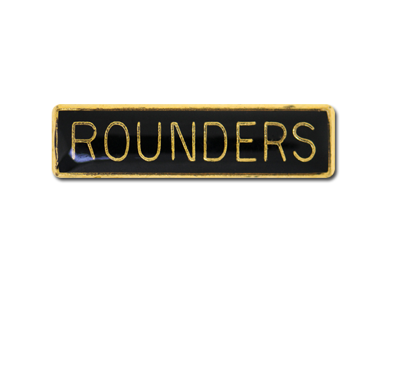 Rounders Small Bar Badge