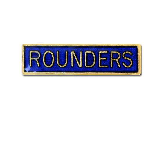 Rounders Small Bar Badge