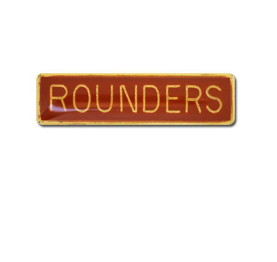 Rounders Small Bar Badge