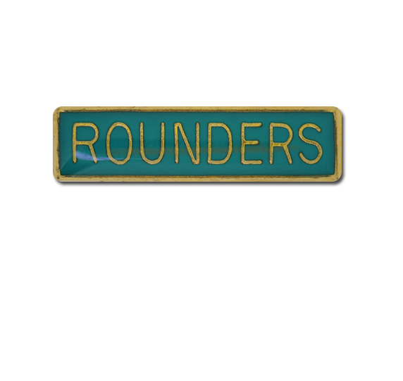 Rounders Small Bar Badge