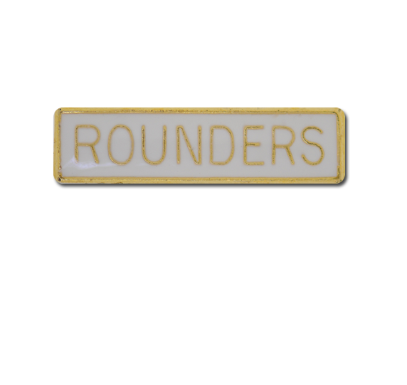 Rounders Small Bar Badge