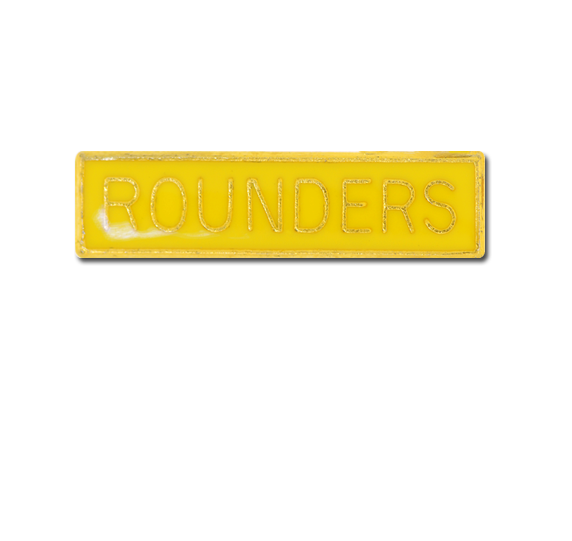 Rounders Small Bar Badge