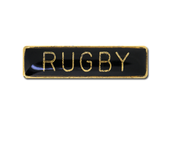 Rugby Small Bar Badge