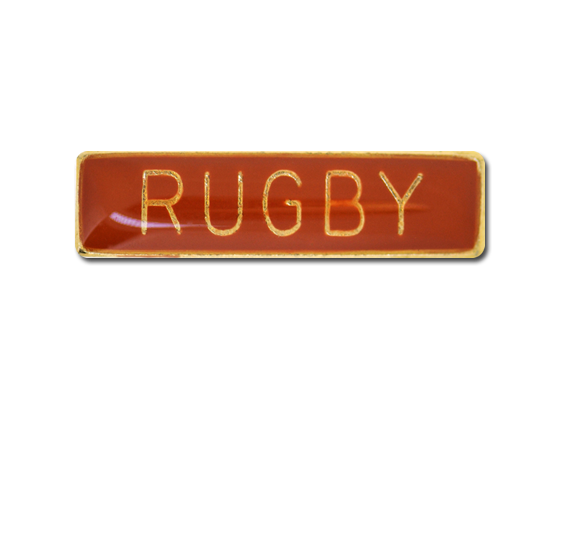 Rugby Small Bar Badge