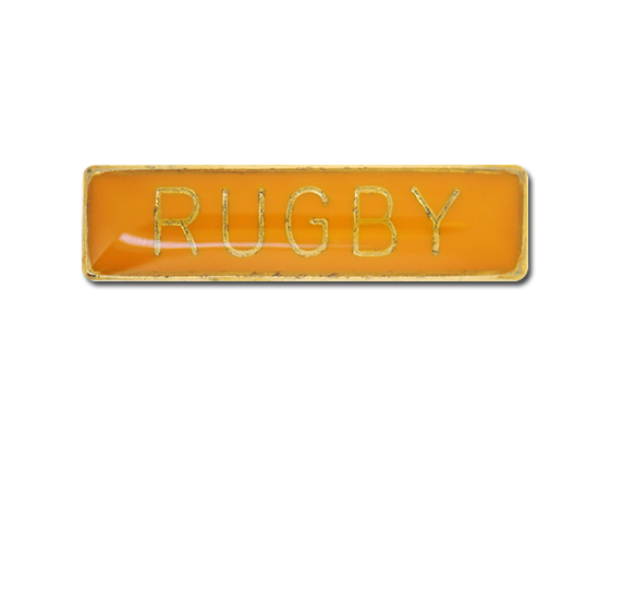 Rugby Small Bar Badge