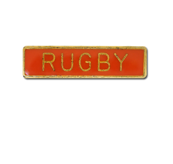 Rugby Small Bar Badge