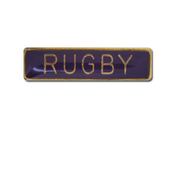 Rugby Small Bar Badge