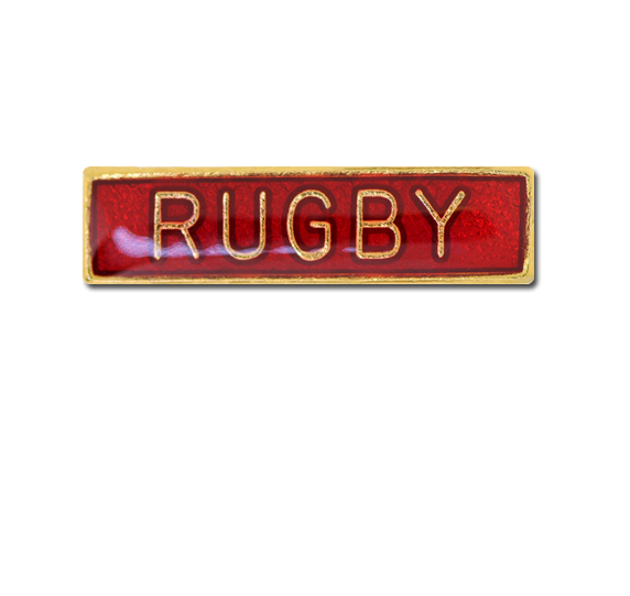 Rugby Small Bar Badge