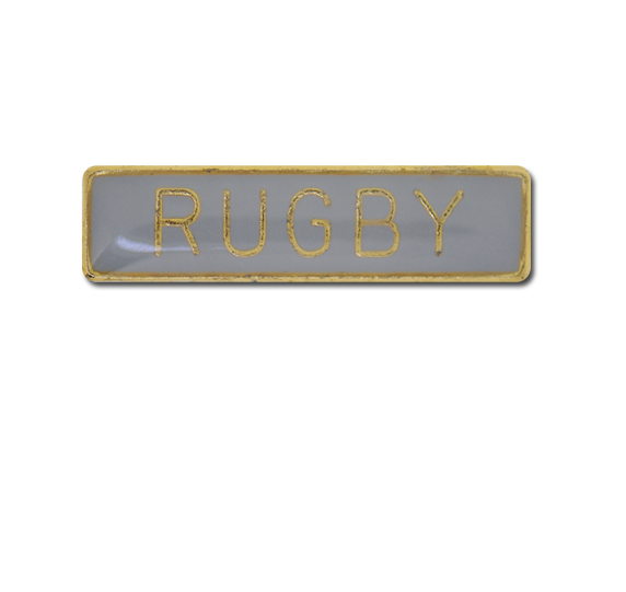 Rugby Small Bar Badge