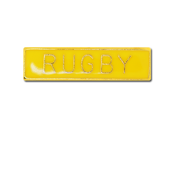 Rugby Small Bar Badge