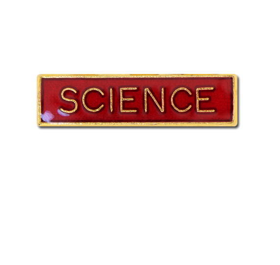 Science Small Bar Badge