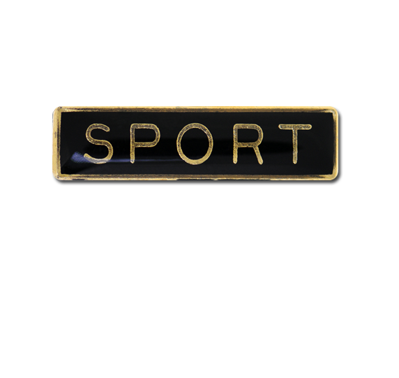 Sport Small Bar Badge