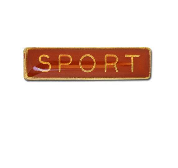 Sport Small Bar Badge