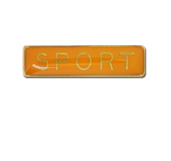 Sport Small Bar Badge