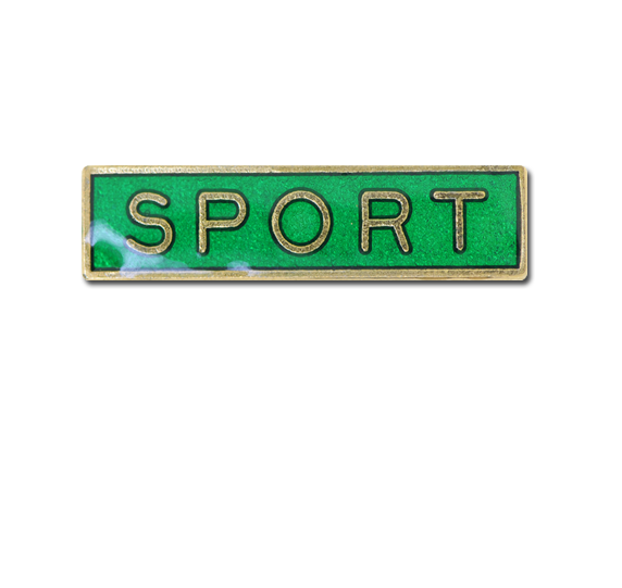 Sport Small Bar Badge