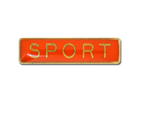 Sport Small Bar Badge