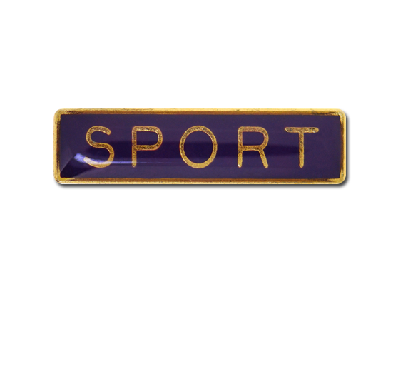 Sport Small Bar Badge