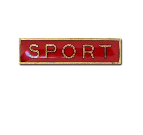 Sport Small Bar Badge