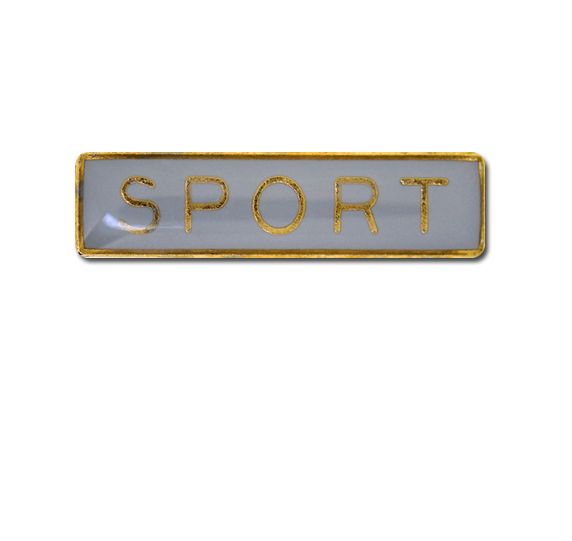 Sport Small Bar Badge