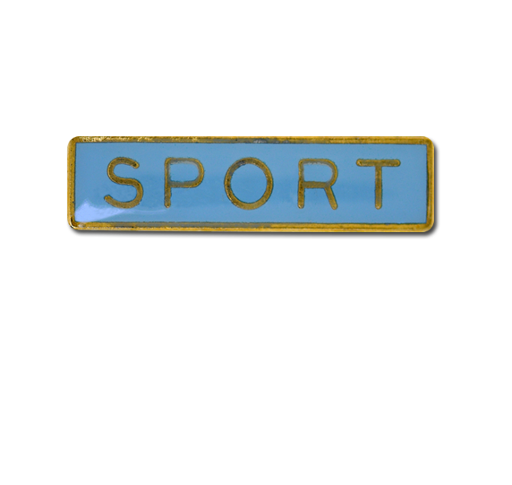 Sport Small Bar Badge