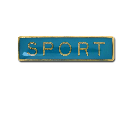 Sport Small Bar Badge