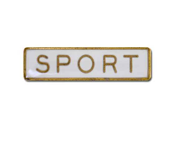 Sport Small Bar Badge