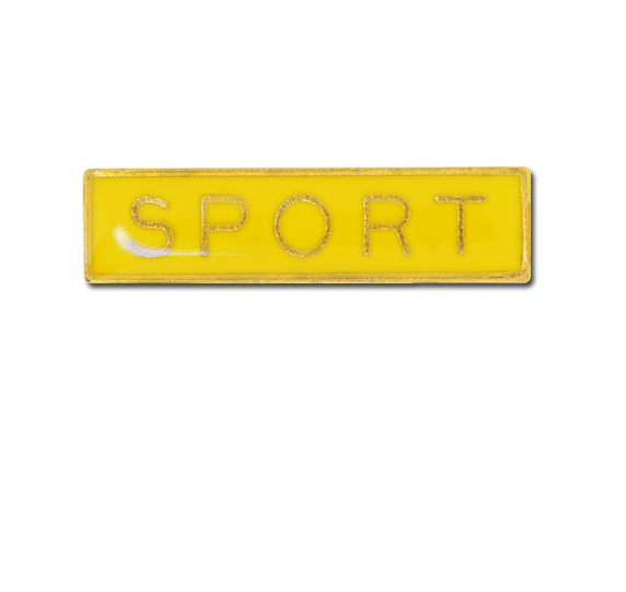 Sport Small Bar Badge