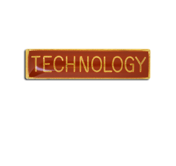 Technology Small Bar Badge