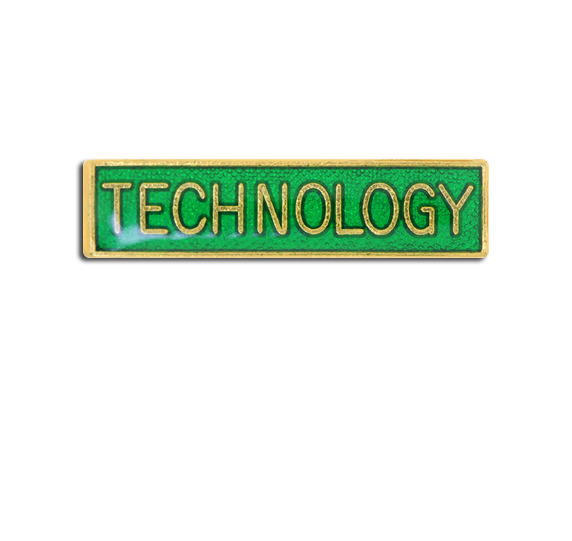 Technology Small Bar Badge